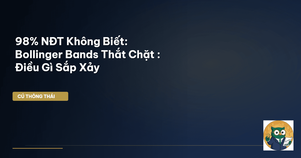 98% NĐT Không Biết: Bollinger Bands Thắt Chặt : Điều Gì Sắp Xảy