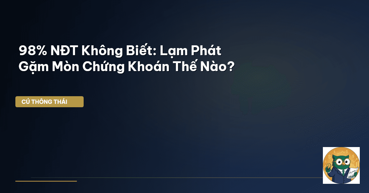 98% NĐT Không Biết: Lạm Phát ‘Gặm Mòn’ Chứng Khoán Thế Nào?
