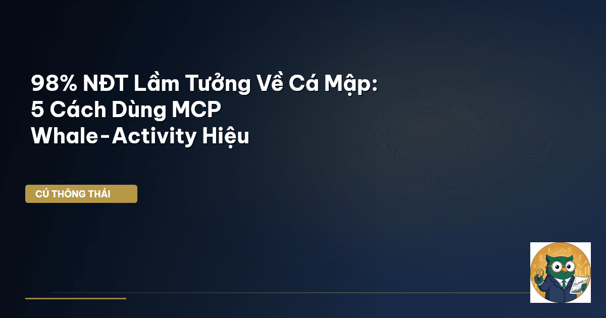 98% NĐT Lầm Tưởng Về Cá Mập: 5 Cách Dùng MCP Whale-Activity Hiệu