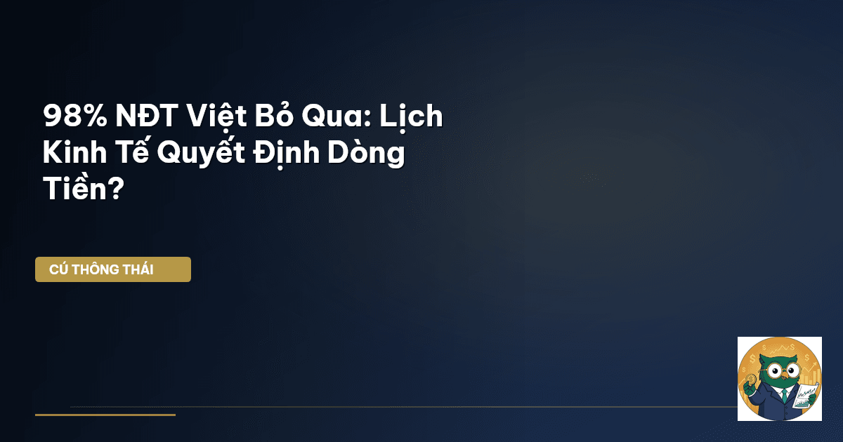 98% NĐT Việt Bỏ Qua: Lịch Kinh Tế Quyết Định Dòng Tiền?