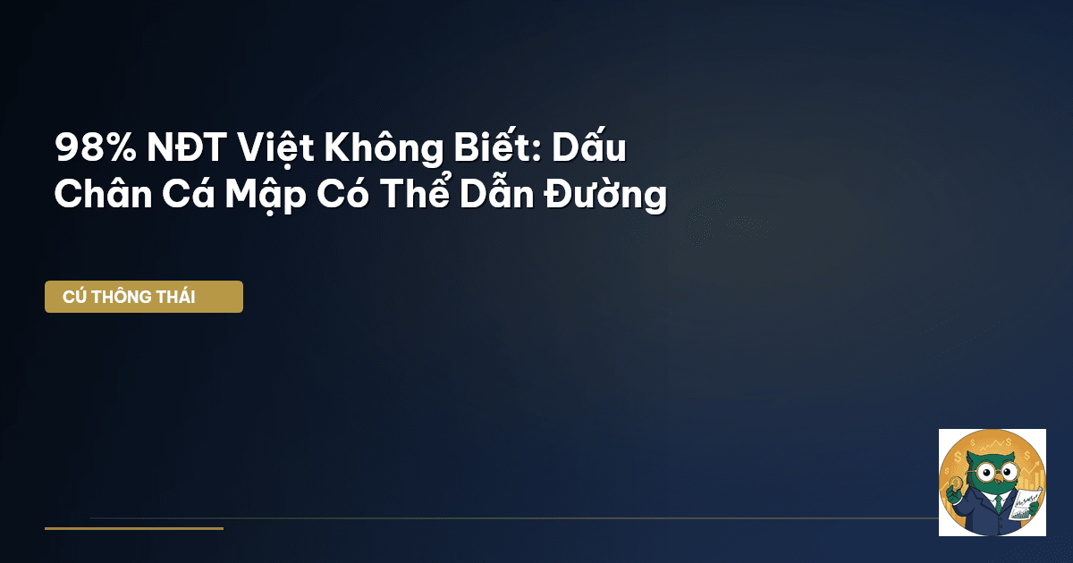 98% NĐT Việt Không Biết: Dấu Chân Cá Mập Có Thể Dẫn Đường
