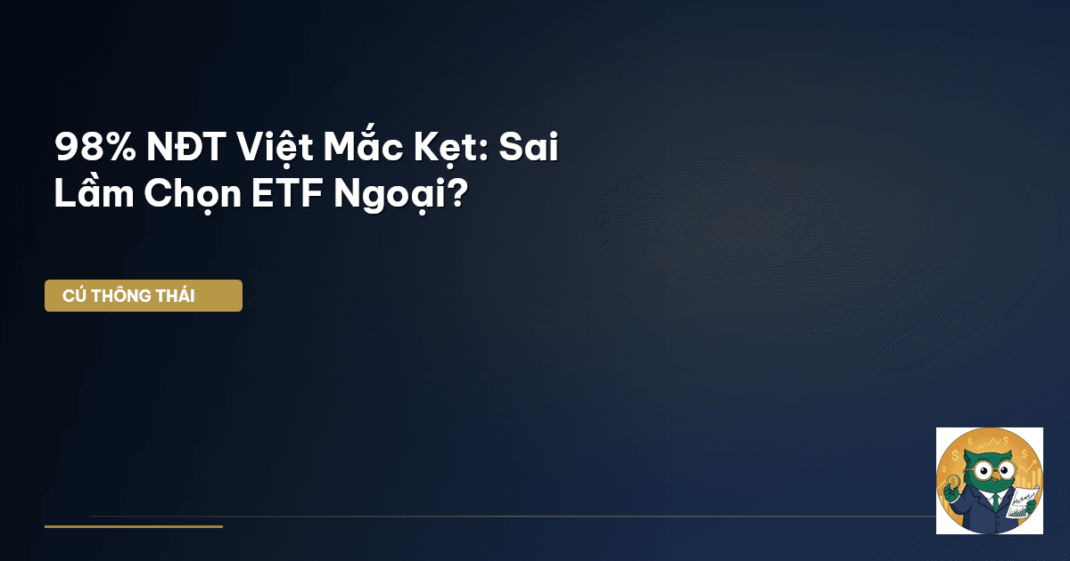 98% NĐT Việt Mắc Kẹt: Sai Lầm Chọn ETF Ngoại?