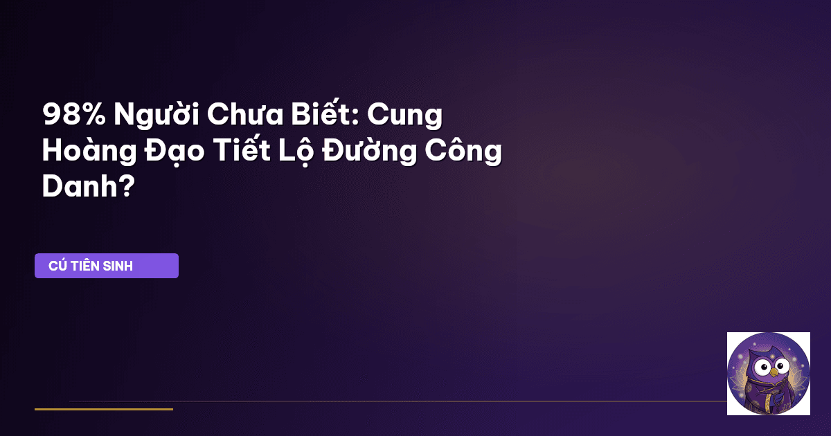 cung hoàng đạo sự nghiệp