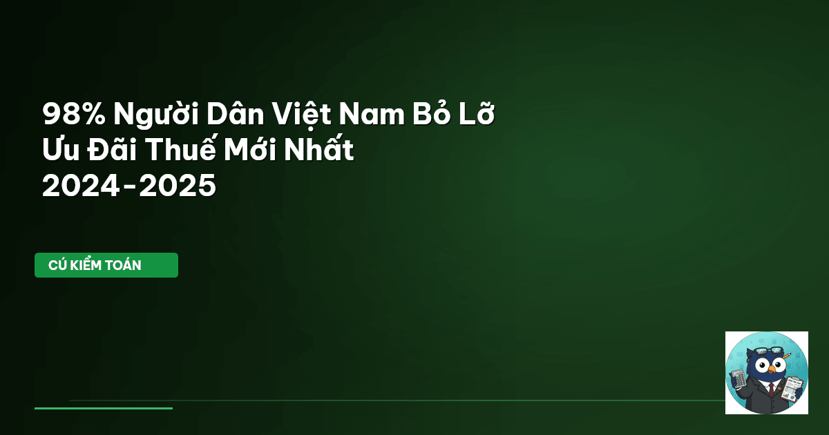 ưu đãi thuế 2024