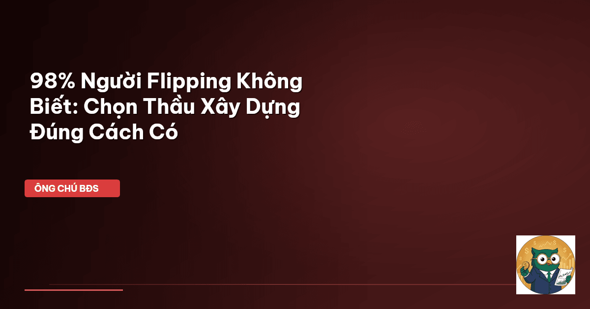 thầu xây dựng uy tín