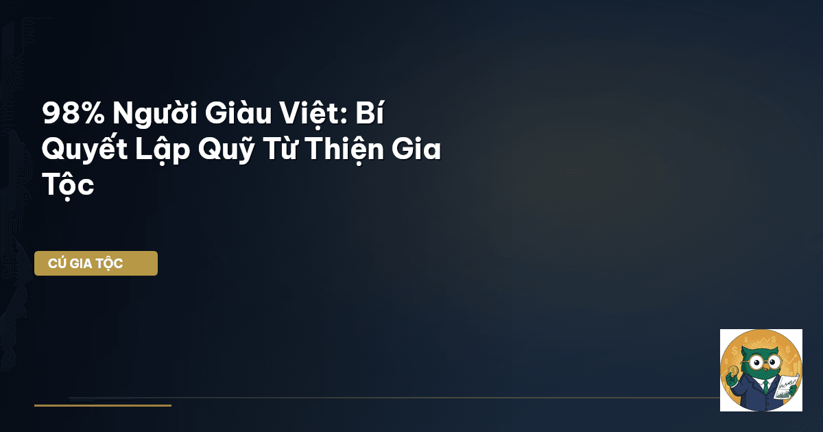 quỹ từ thiện gia tộc