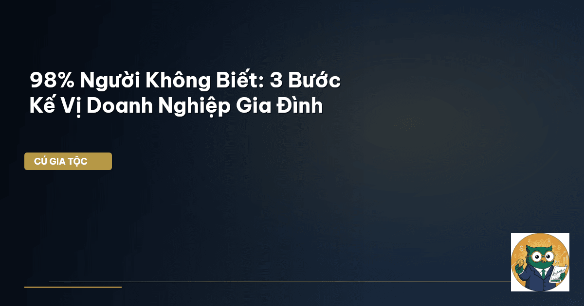kế vị doanh nghiệp gia đình
