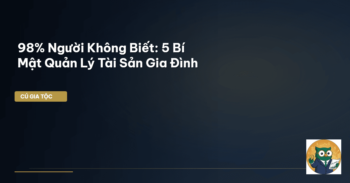 quản lý tài sản gia đình