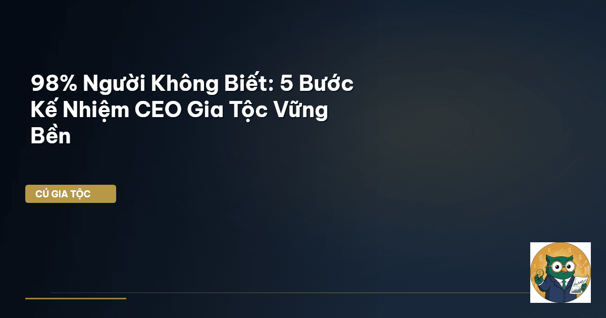 kế nhiệm CEO