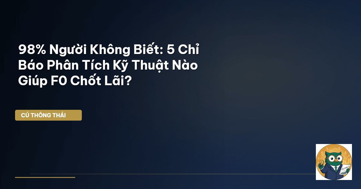 98% Người Không Biết: 5 Chỉ Báo Phân Tích Kỹ Thuật Nào Giúp F0 Chốt Lãi?