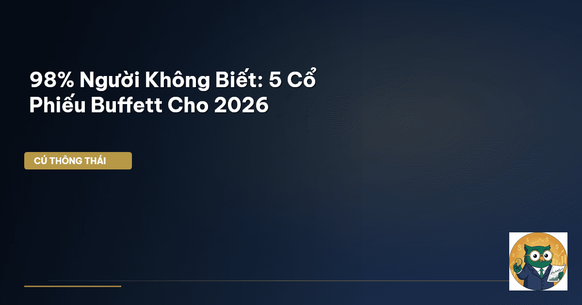 98% Người Không Biết: 5 Cổ Phiếu Buffett Cho 2026