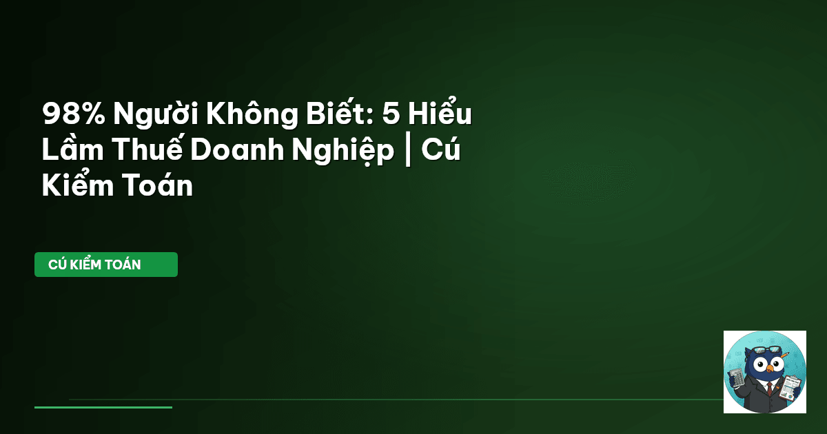 thuế doanh nghiệp