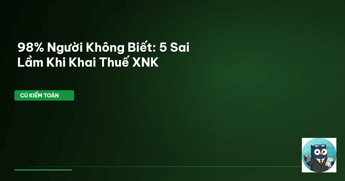 thuế xuất nhập khẩu
