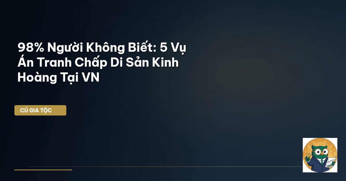 tranh chấp di sản