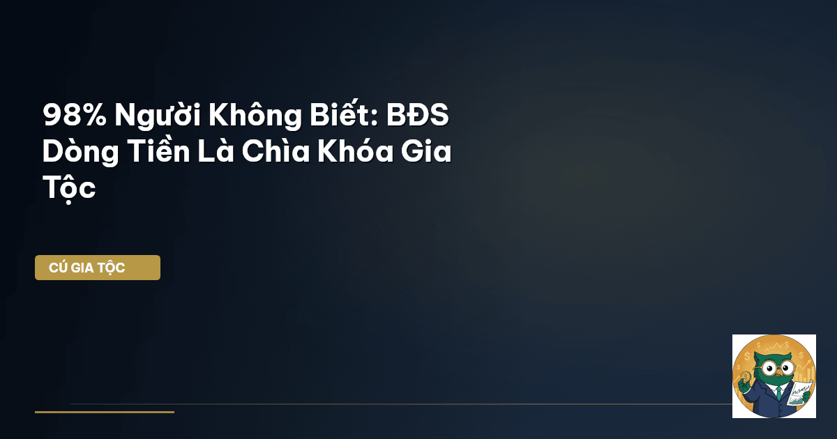 bất động sản dòng tiền