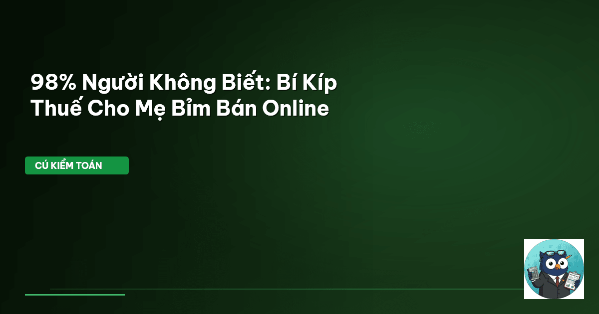 thuế bán hàng online