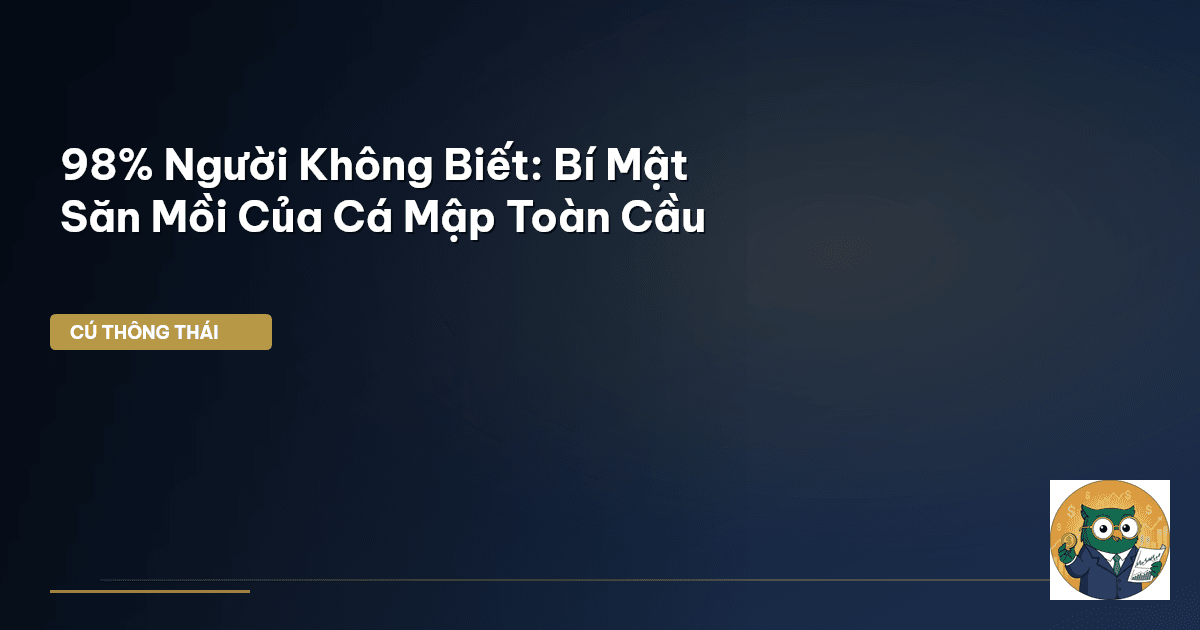 98% Người Không Biết: Bí Mật “Săn Mồi” Của Cá Mập Toàn Cầu