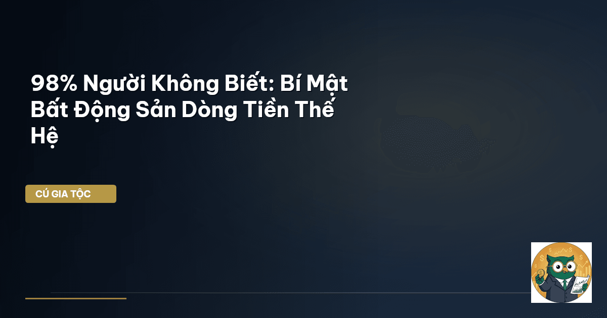 bất động sản dòng tiền