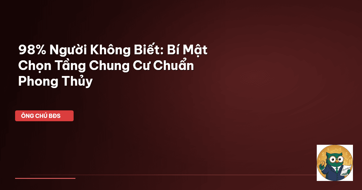 phong thủy chung cư