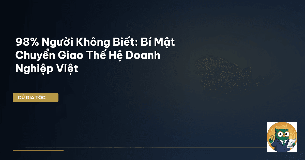 chuyển giao thế hệ doanh nghiệp Việt Nam