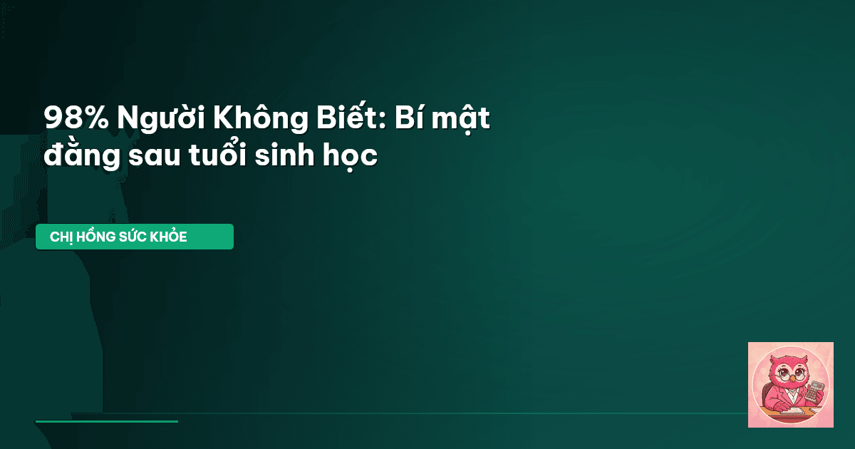 tuổi sinh học