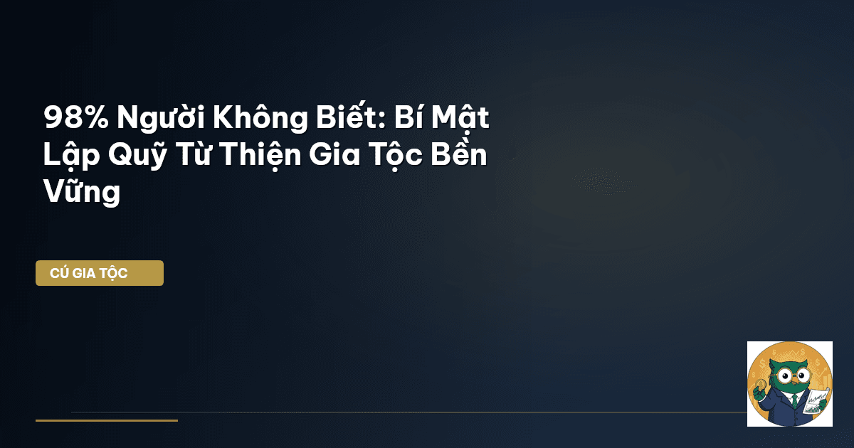 quỹ từ thiện gia tộc