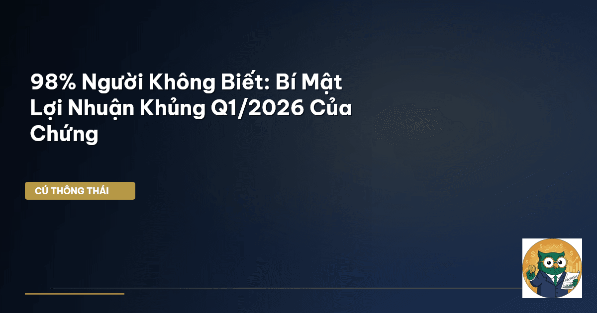 98% Người Không Biết: Bí Mật Lợi Nhuận Khủng Q1/2026 Của Chứng