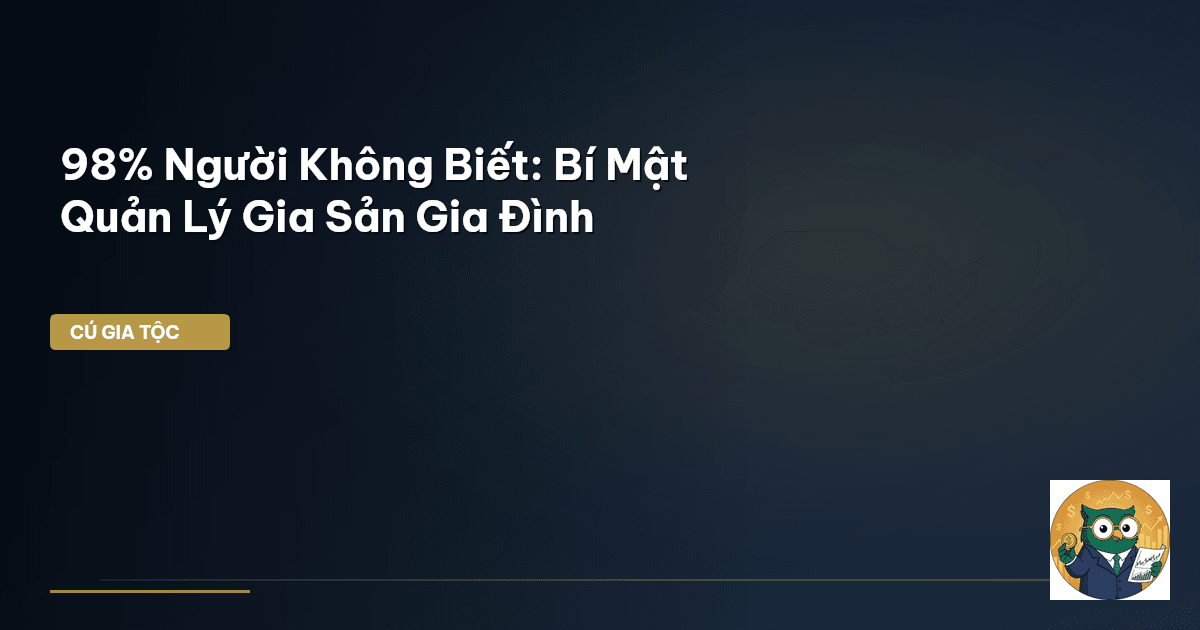 quản lý tài sản gia đình