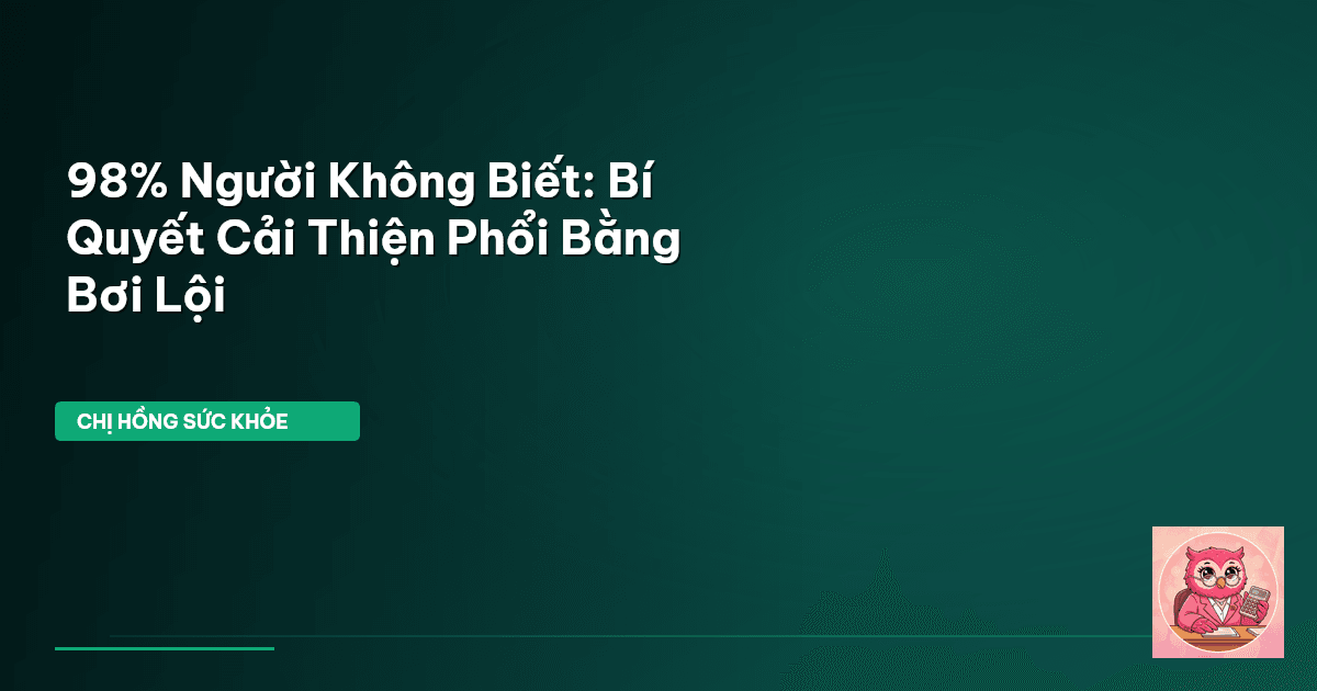 cải thiện dung tích phổi