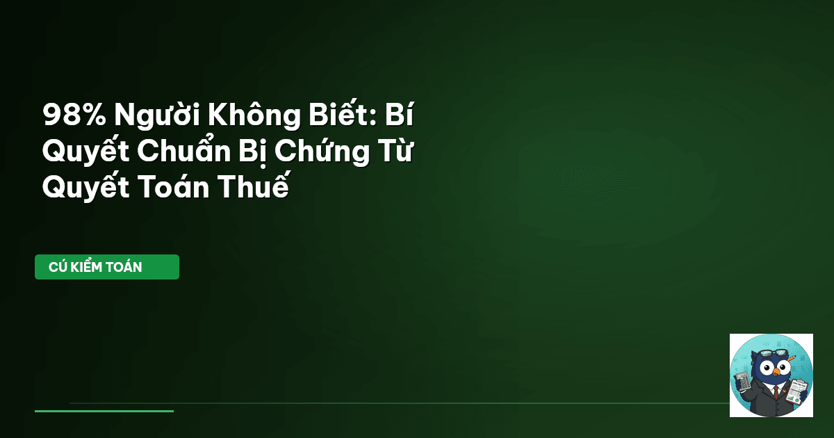 quyết toán thuế