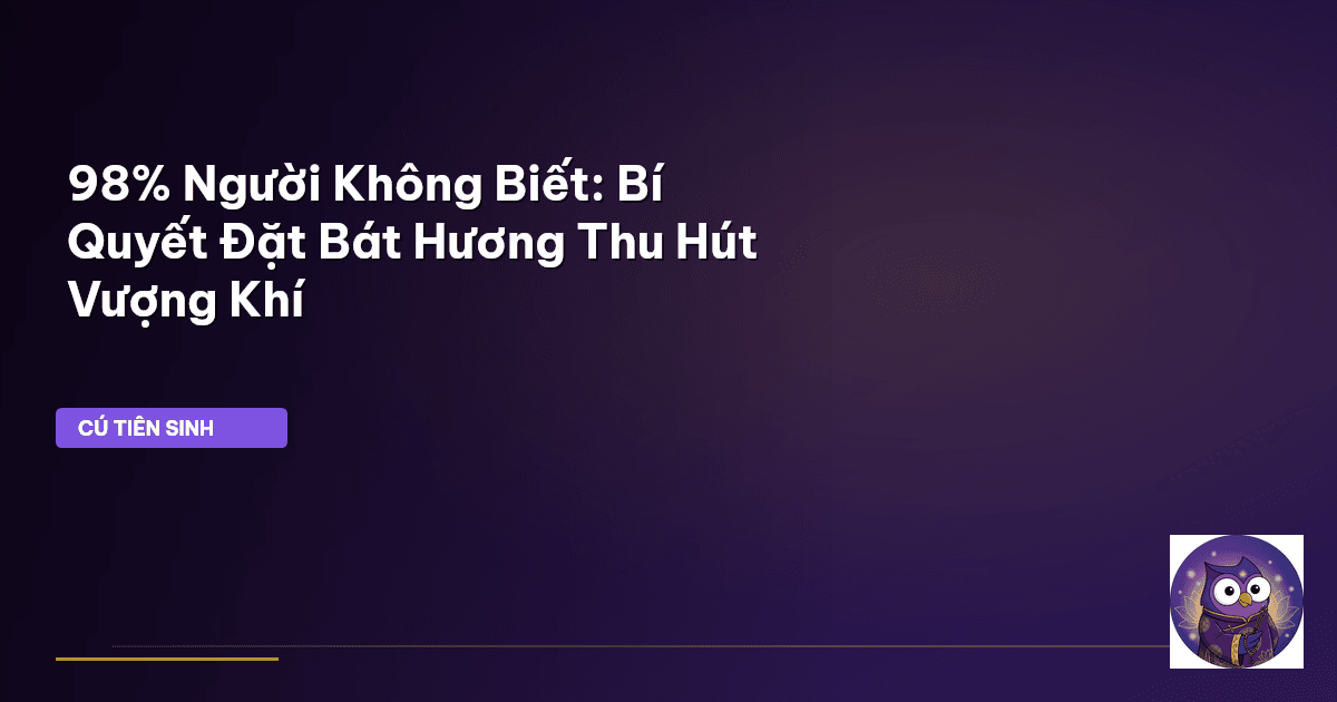 sắp đặt bát hương