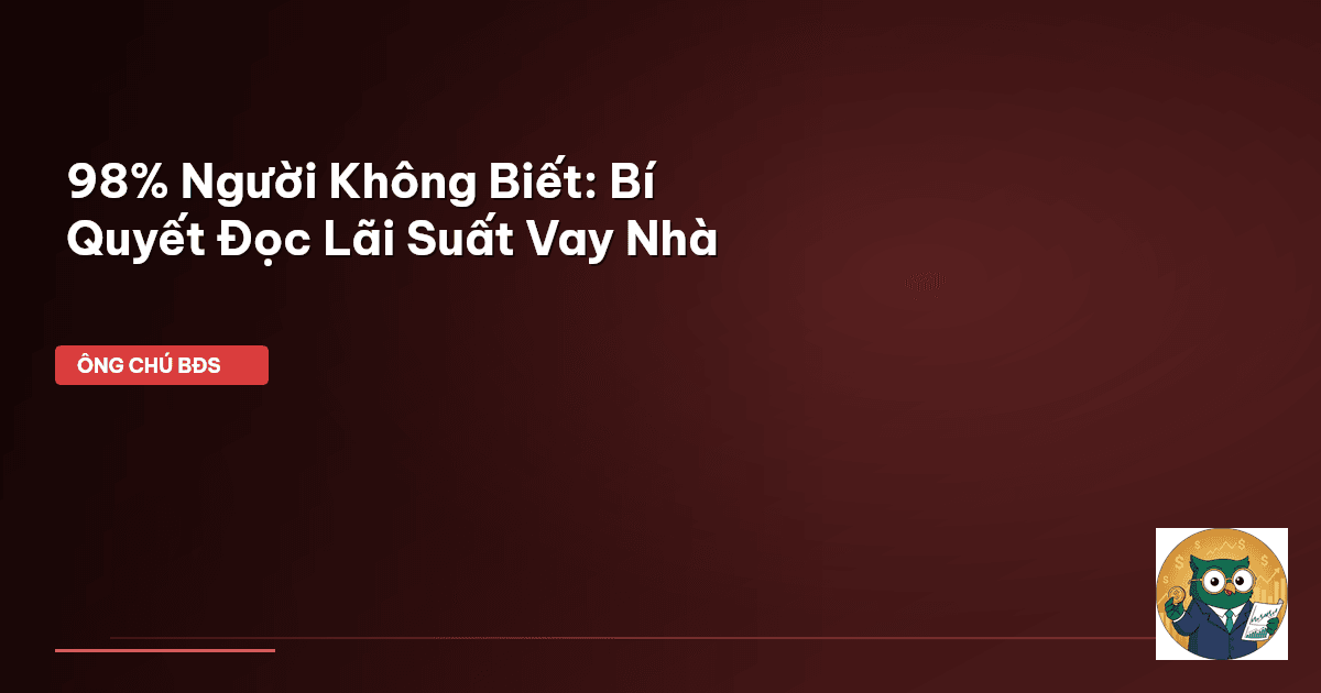 lãi suất vay mua nhà