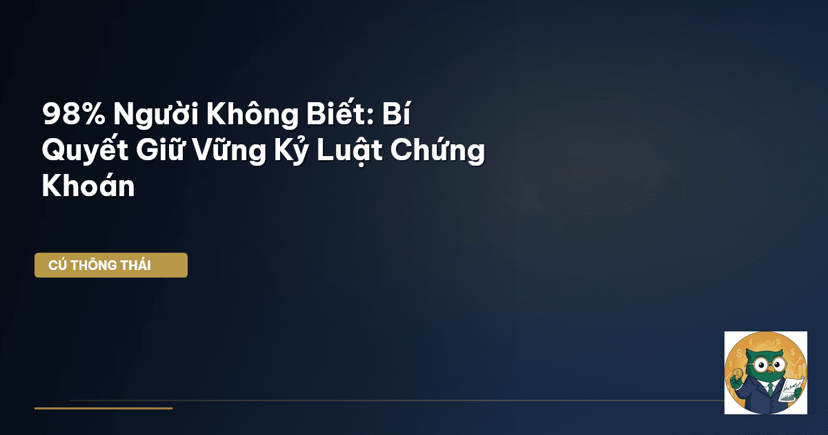 98% Người Không Biết: Bí Quyết Giữ Vững Kỷ Luật Chứng Khoán