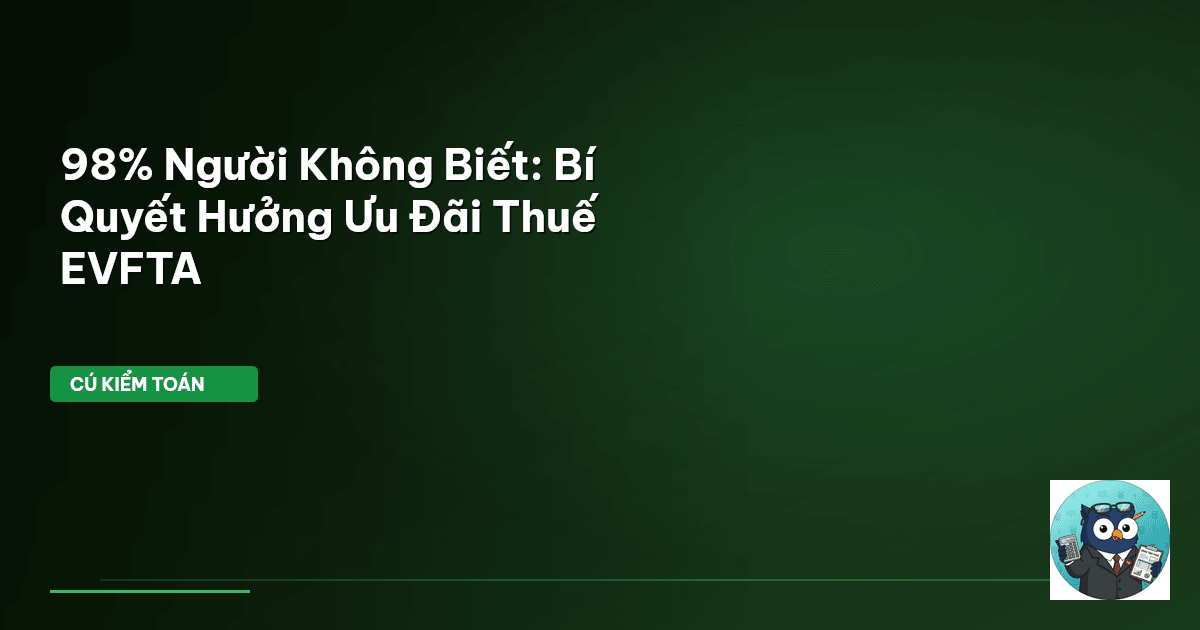 thuế EVFTA