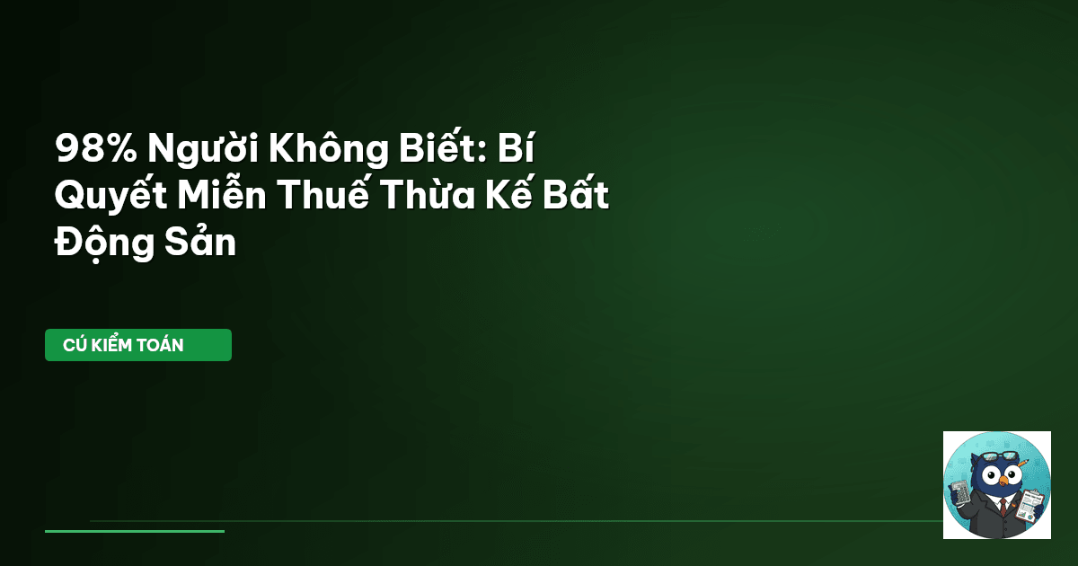 thuế thừa kế bất động sản