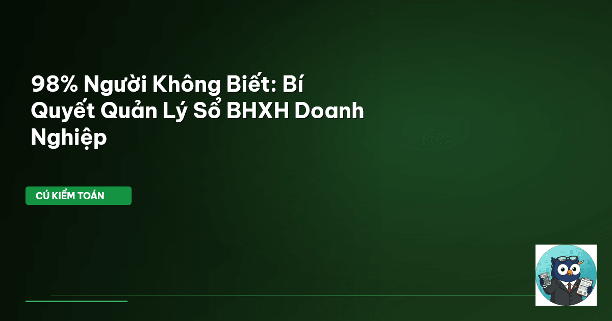 quản lý BHXH