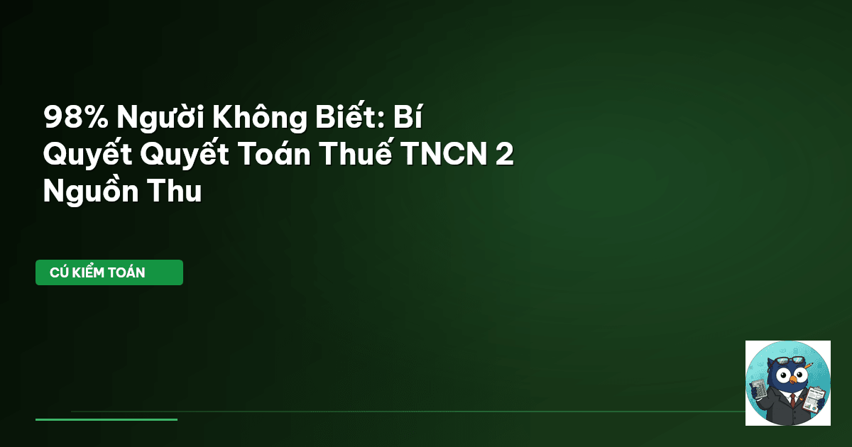quyết toán thuế TNCN