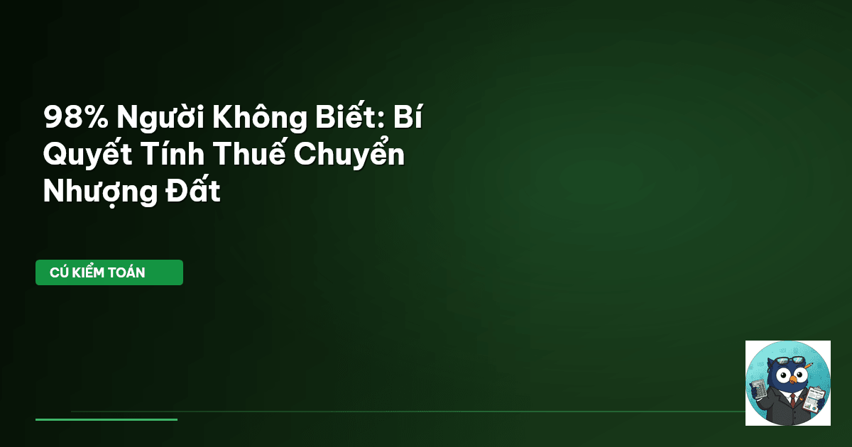 thuế chuyển nhượng quyền sử dụng đất