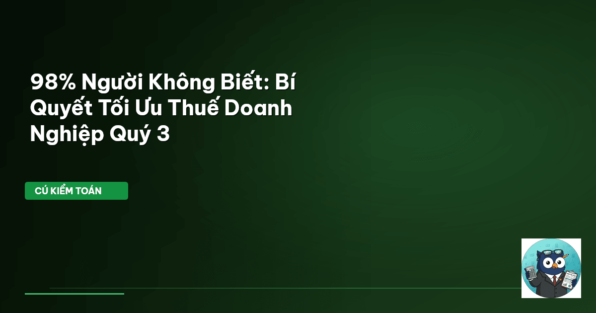 thuế doanh nghiệp