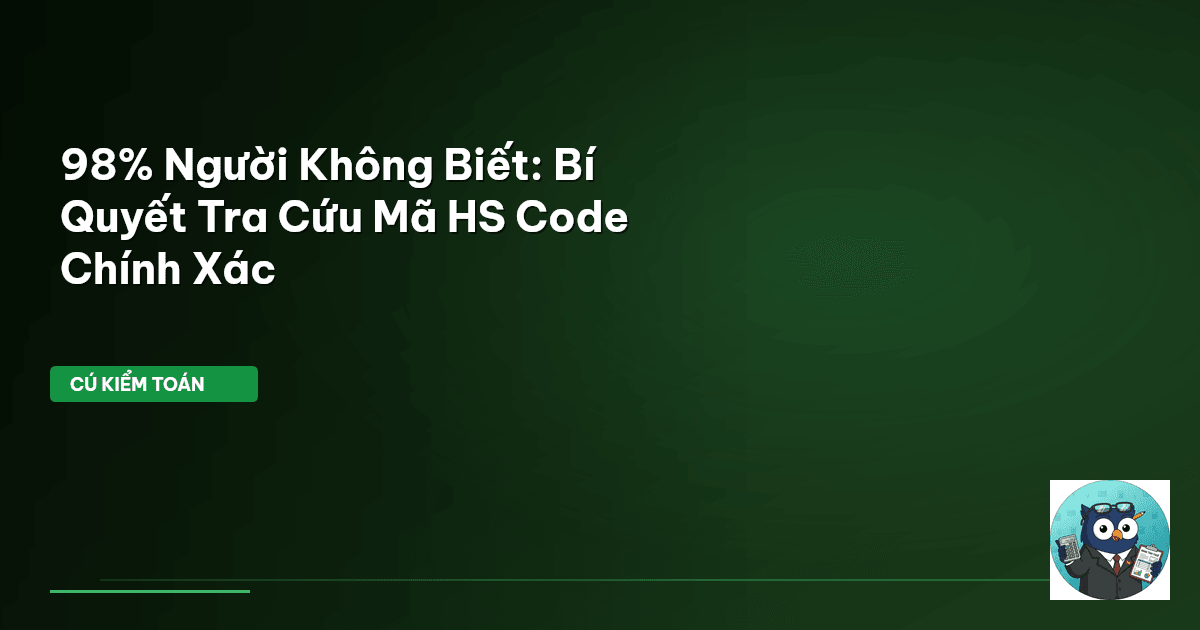 tra cứu mã HS code