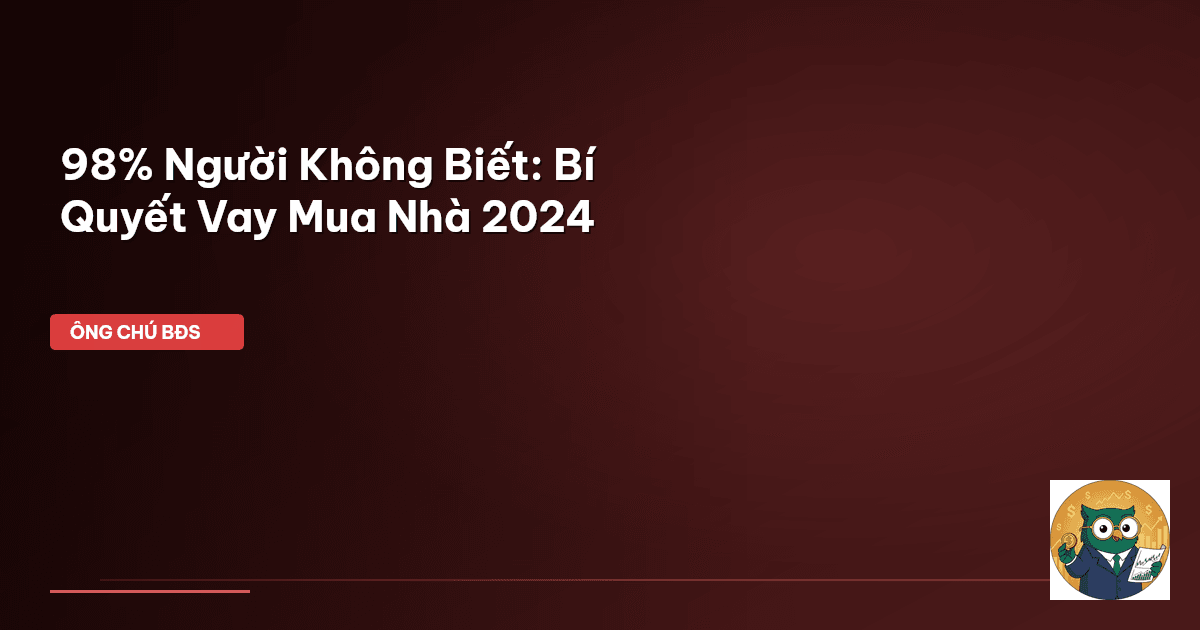 vay mua nhà