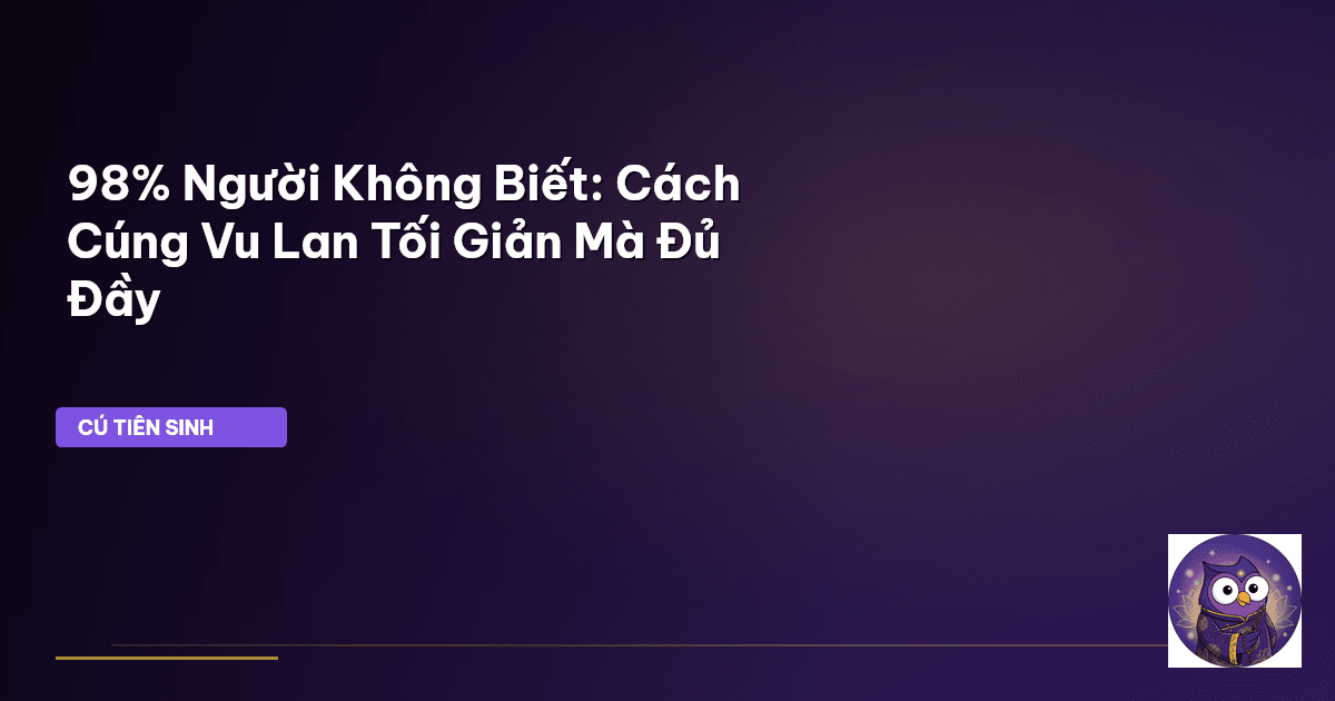 lễ Vu Lan