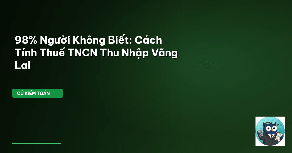 thuế TNCN vãng lai
