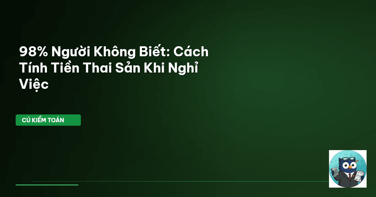 thai sản