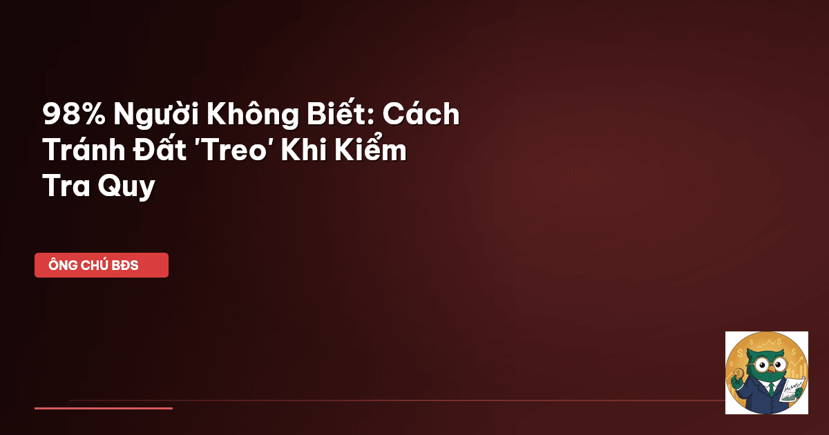 kiểm tra quy hoạch