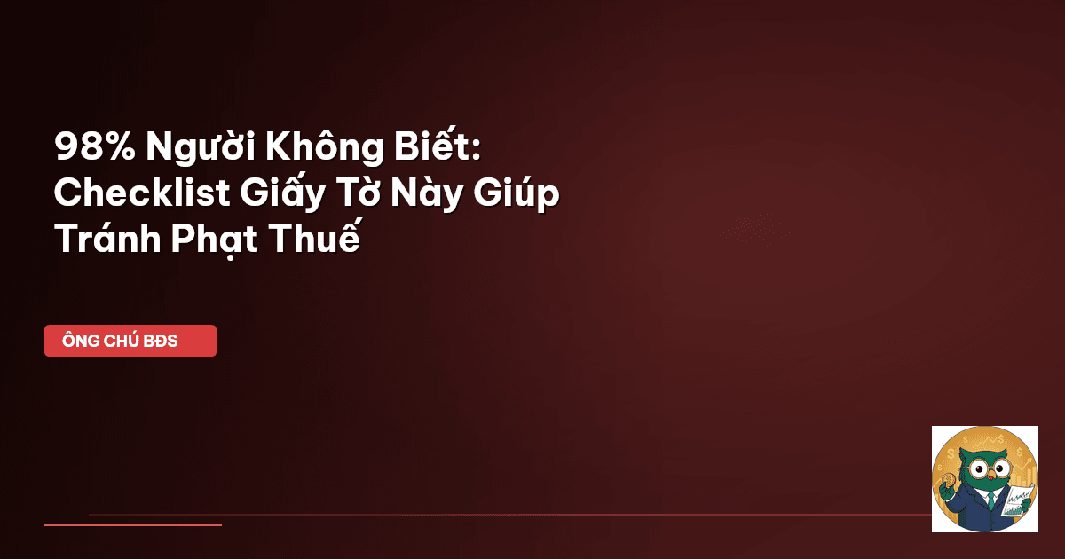 tránh phạt thuế bđs