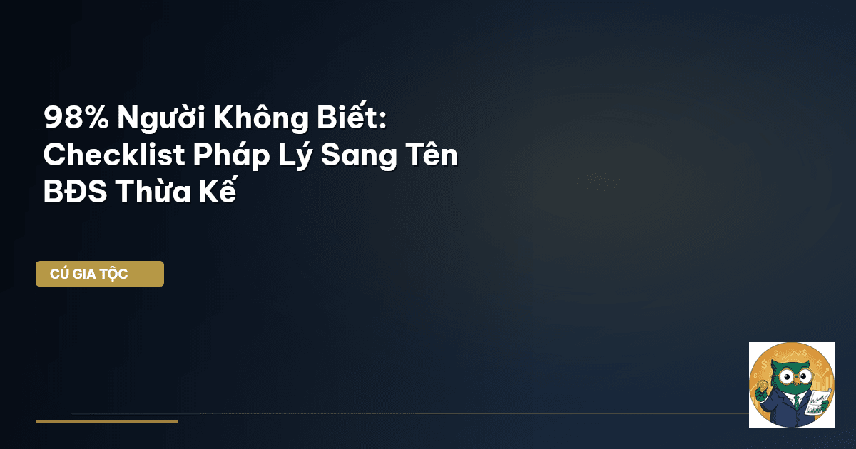 thừa kế bất động sản