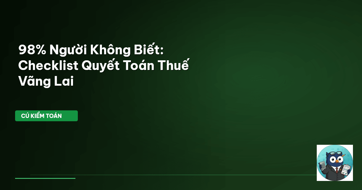 quyết toán thuế vãng lai