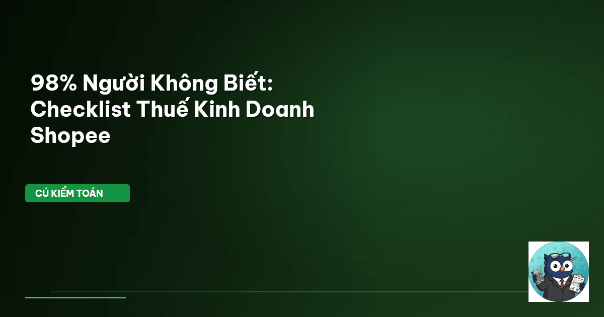 thuế kinh doanh shopee