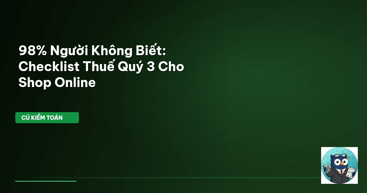 thuế shop online